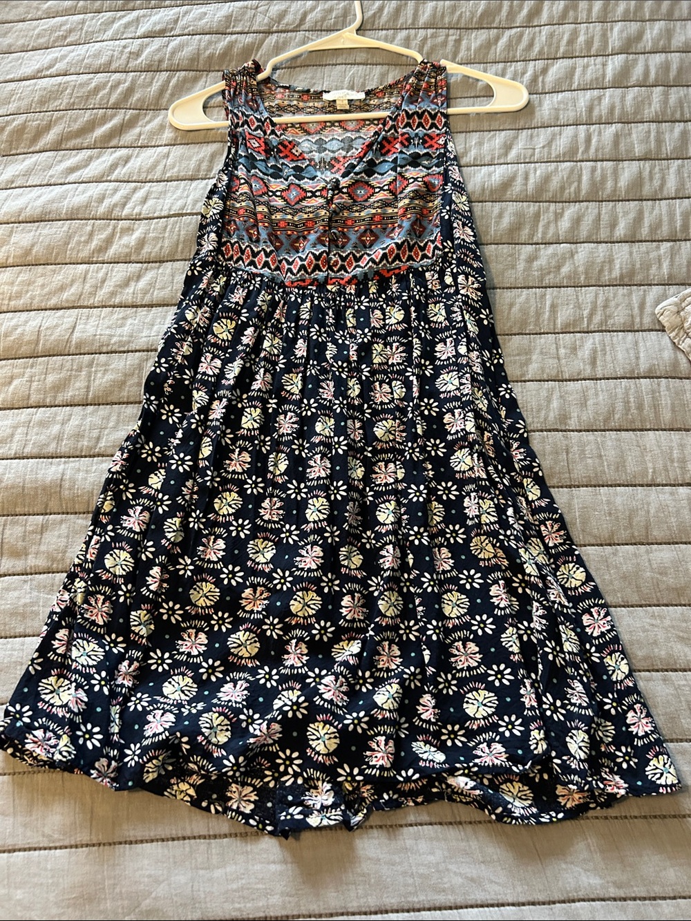Aztec Print Dress